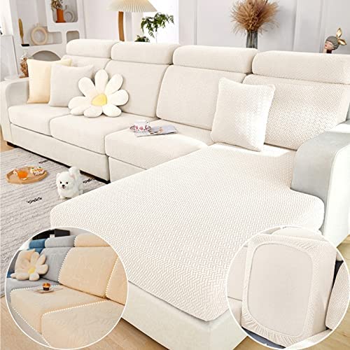 Magic Sofa Covers Couch Covers 2024 New Wear-Resistant Universal Sofa Covers Washable Stretch Couch Cushion Covers Slipcovers for Sectional Sofa (Texture Green,Back Cover M)