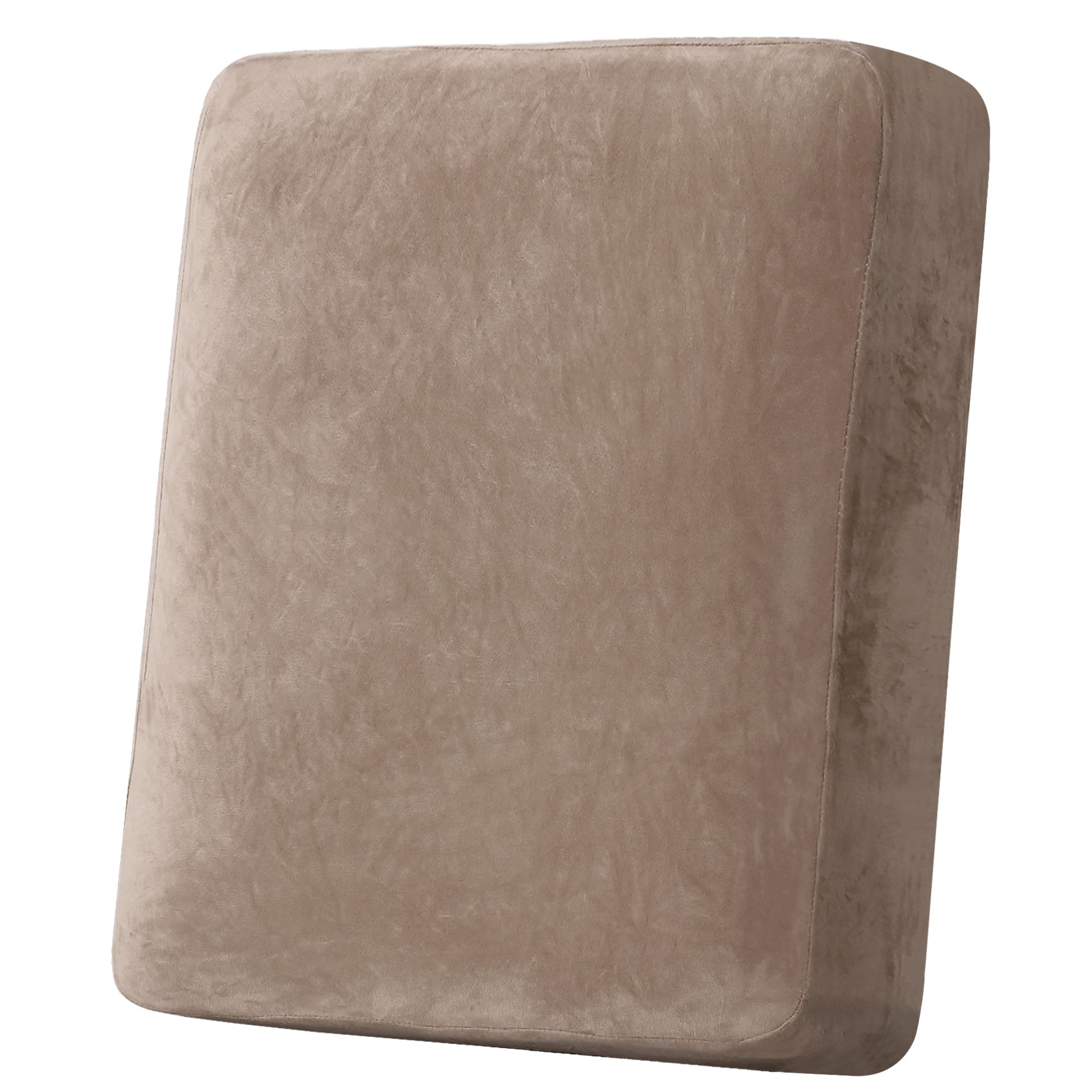 Velvet Stretch Couch Cushion Cover Plush Cushion Slipcover for Chair Loveseat Sofa Cushion Furniture Protector Seat Cushion Sofa Cover (3 Piece Sofa Cushion Covers)