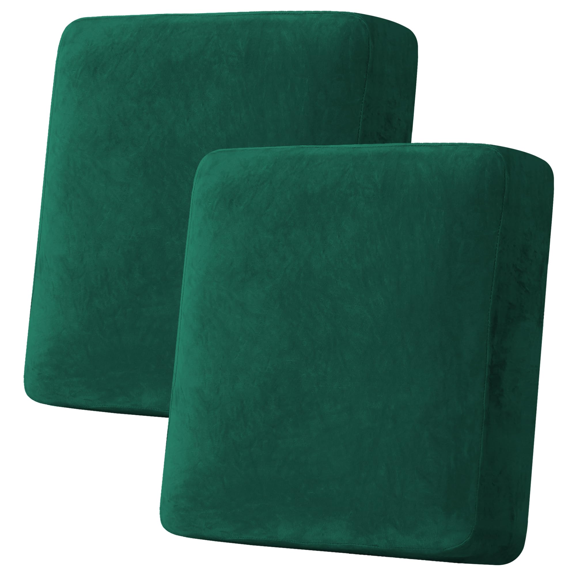 Velvet Stretch Couch Cushion Cover Plush Cushion Slipcover for Chair Loveseat Sofa Cushion Furniture Protector Seat Cushion Sofa Cover (3 Piece Sofa Cushion Covers)