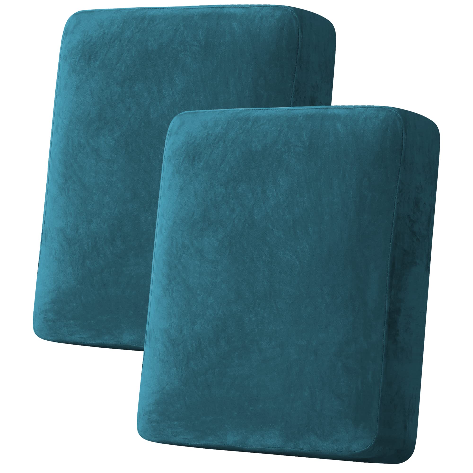 Velvet Stretch Couch Cushion Cover Plush Cushion Slipcover for Chair Loveseat Sofa Cushion Furniture Protector Seat Cushion Sofa Cover (3 Piece Sofa Cushion Covers)