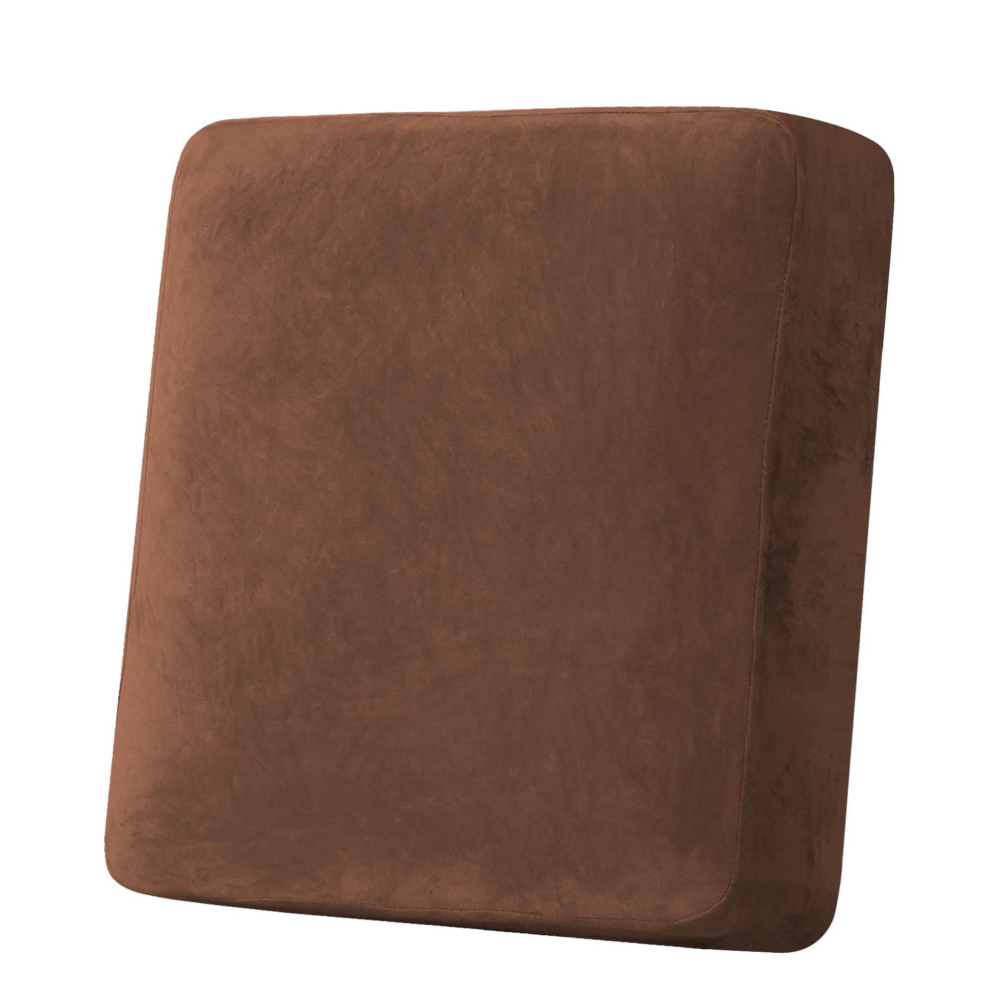Velvet Stretch Couch Cushion Cover Plush Cushion Slipcover for Chair Loveseat Sofa Cushion Furniture Protector Seat Cushion Sofa Cover (3 Piece Sofa Cushion Covers)