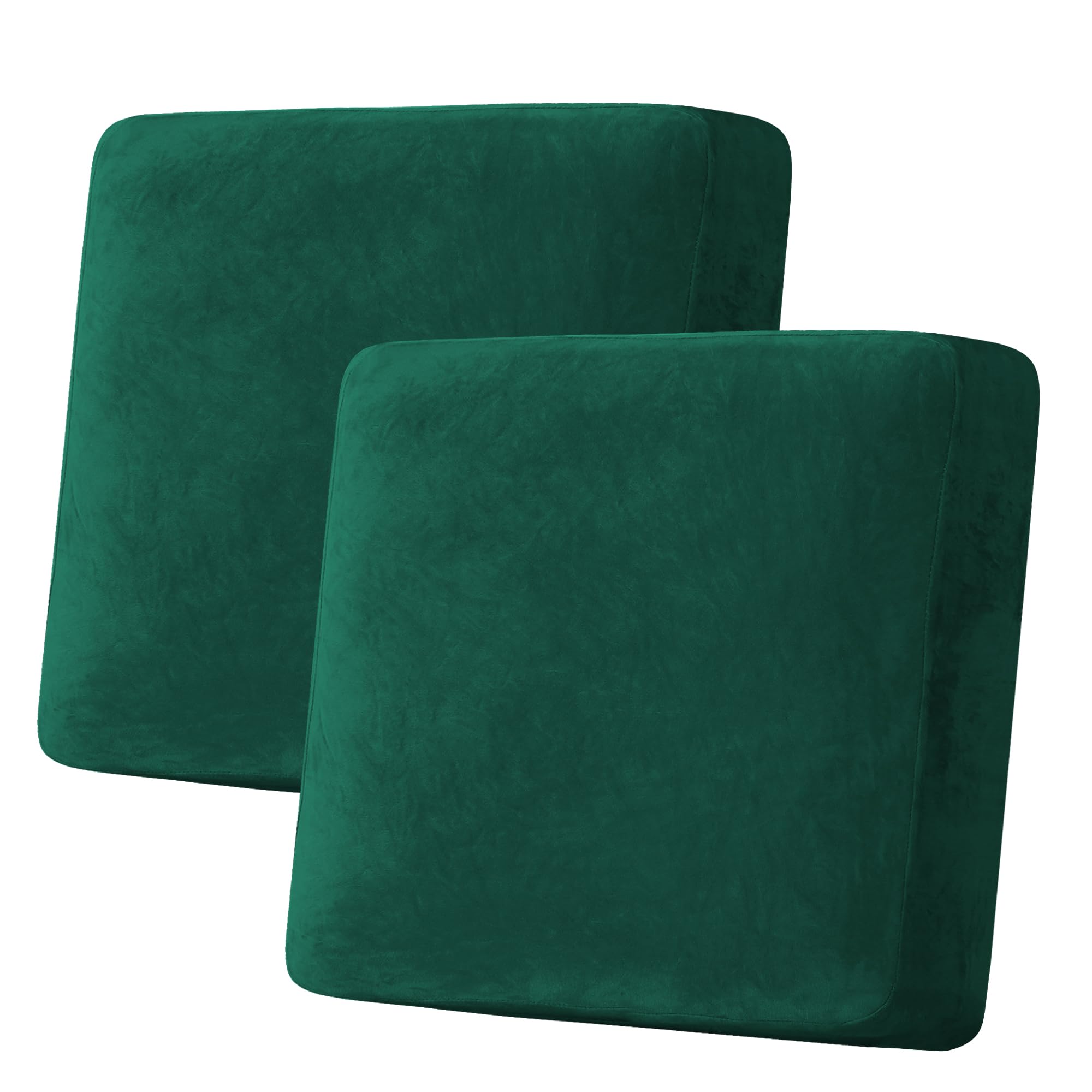 Velvet Stretch Couch Cushion Cover Plush Cushion Slipcover for Chair Loveseat Sofa Cushion Furniture Protector Seat Cushion Sofa Cover (3 Piece Sofa Cushion Covers)