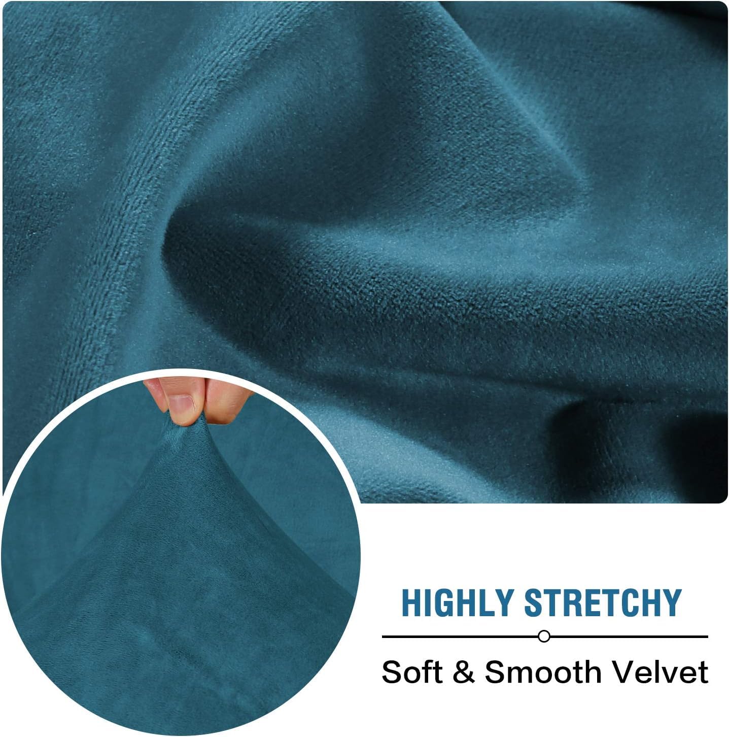 Velvet Stretch Couch Cushion Cover Plush Cushion Slipcover for Chair Loveseat Sofa Cushion Furniture Protector Seat Cushion Sofa Cover (3 Piece Sofa Cushion Covers)
