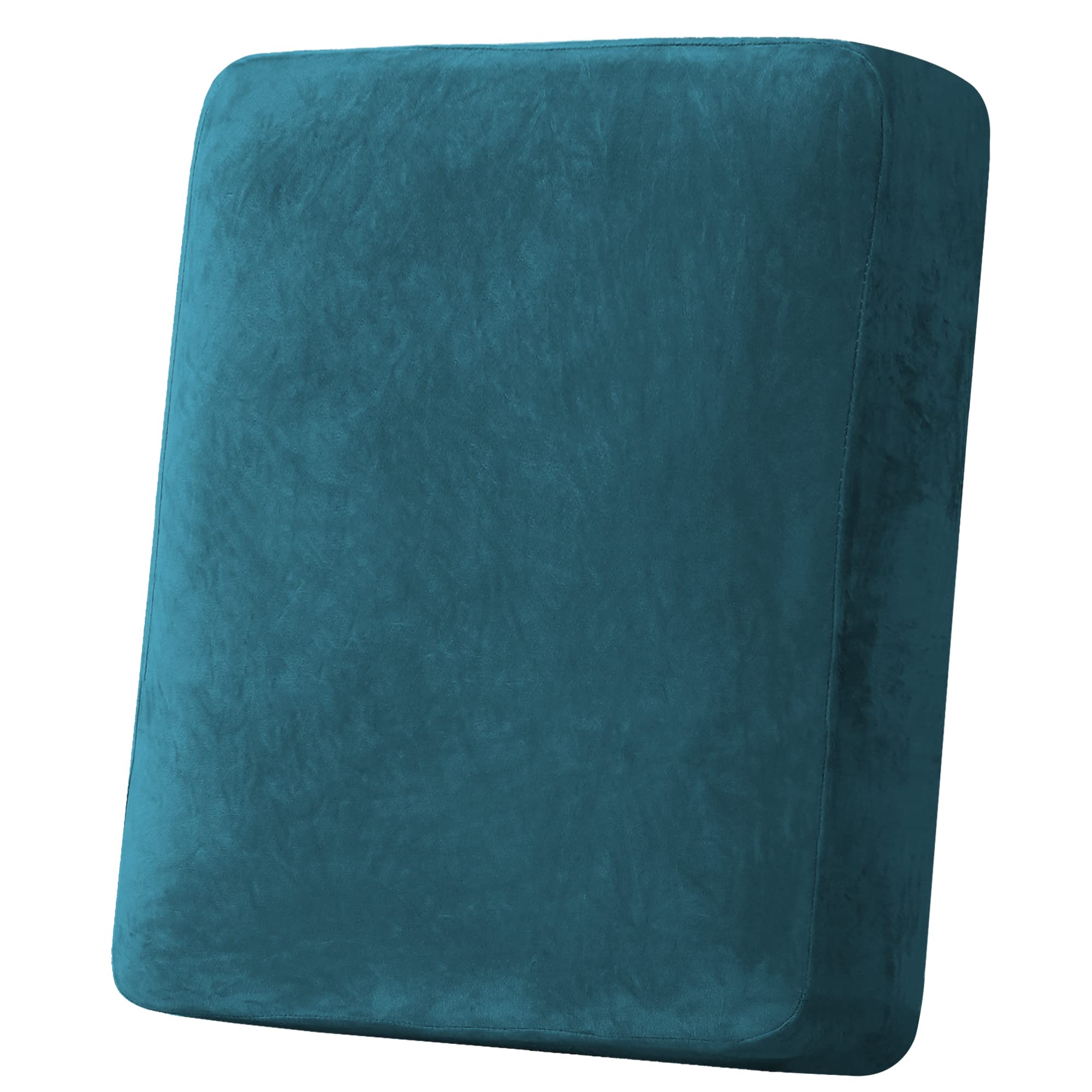 Velvet Stretch Couch Cushion Cover Plush Cushion Slipcover for Chair Loveseat Sofa Cushion Furniture Protector Seat Cushion Sofa Cover (3 Piece Sofa Cushion Covers)