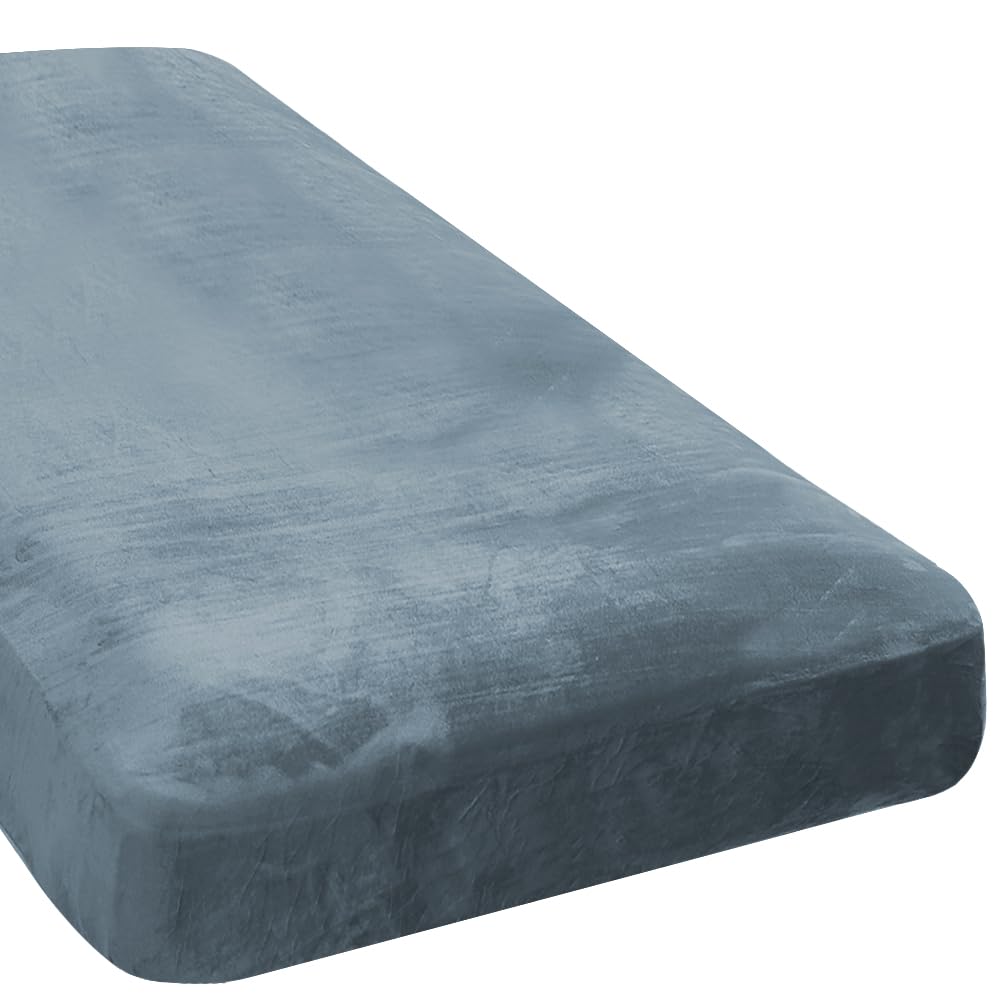Velvet Stretch Couch Cushion Cover Plush Cushion Slipcover for Chair Loveseat Sofa Cushion Furniture Protector Seat Cushion Sofa Cover (3 Piece Sofa Cushion Covers)