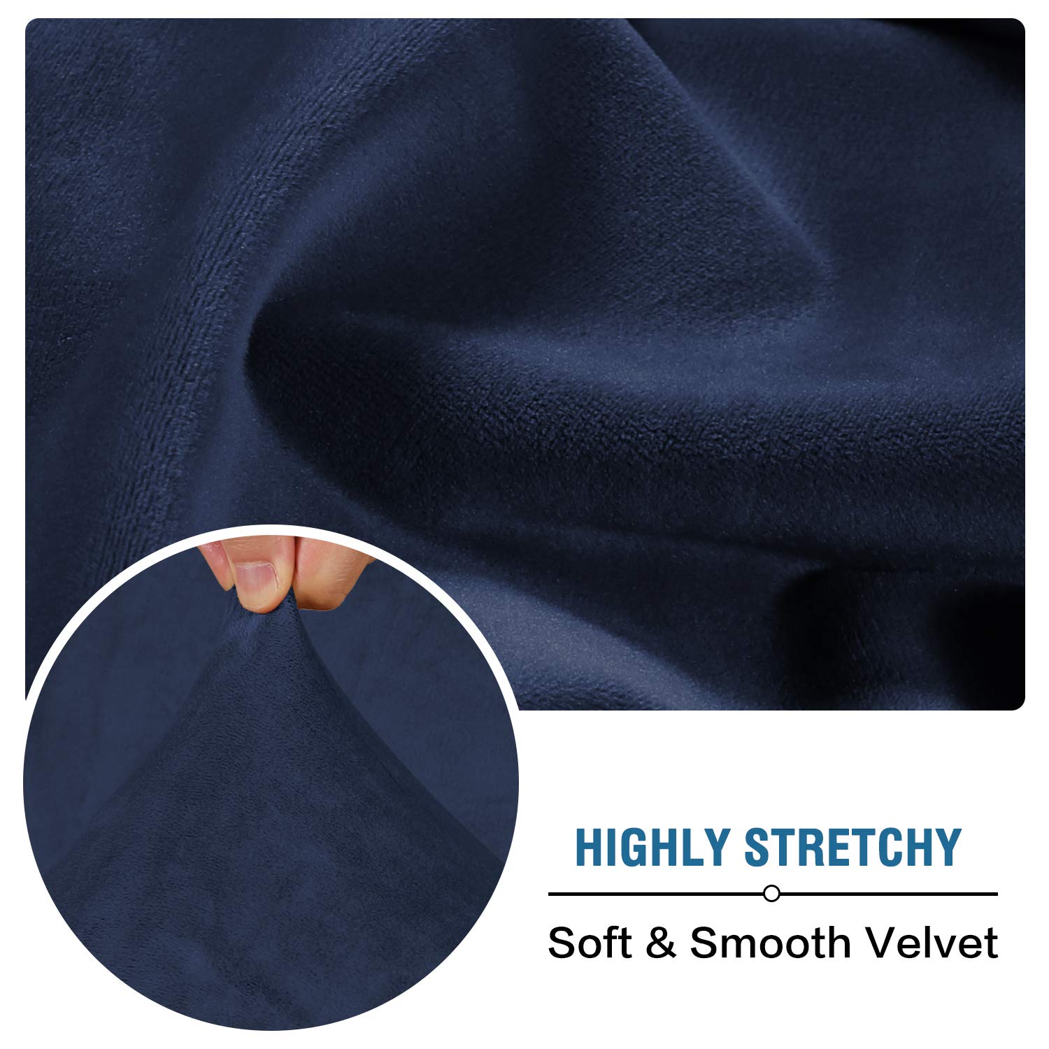 Velvet Stretch Couch Cushion Cover Plush Cushion Slipcover for Chair Loveseat Sofa Cushion Furniture Protector Seat Cushion Sofa Cover (3 Piece Sofa Cushion Covers)