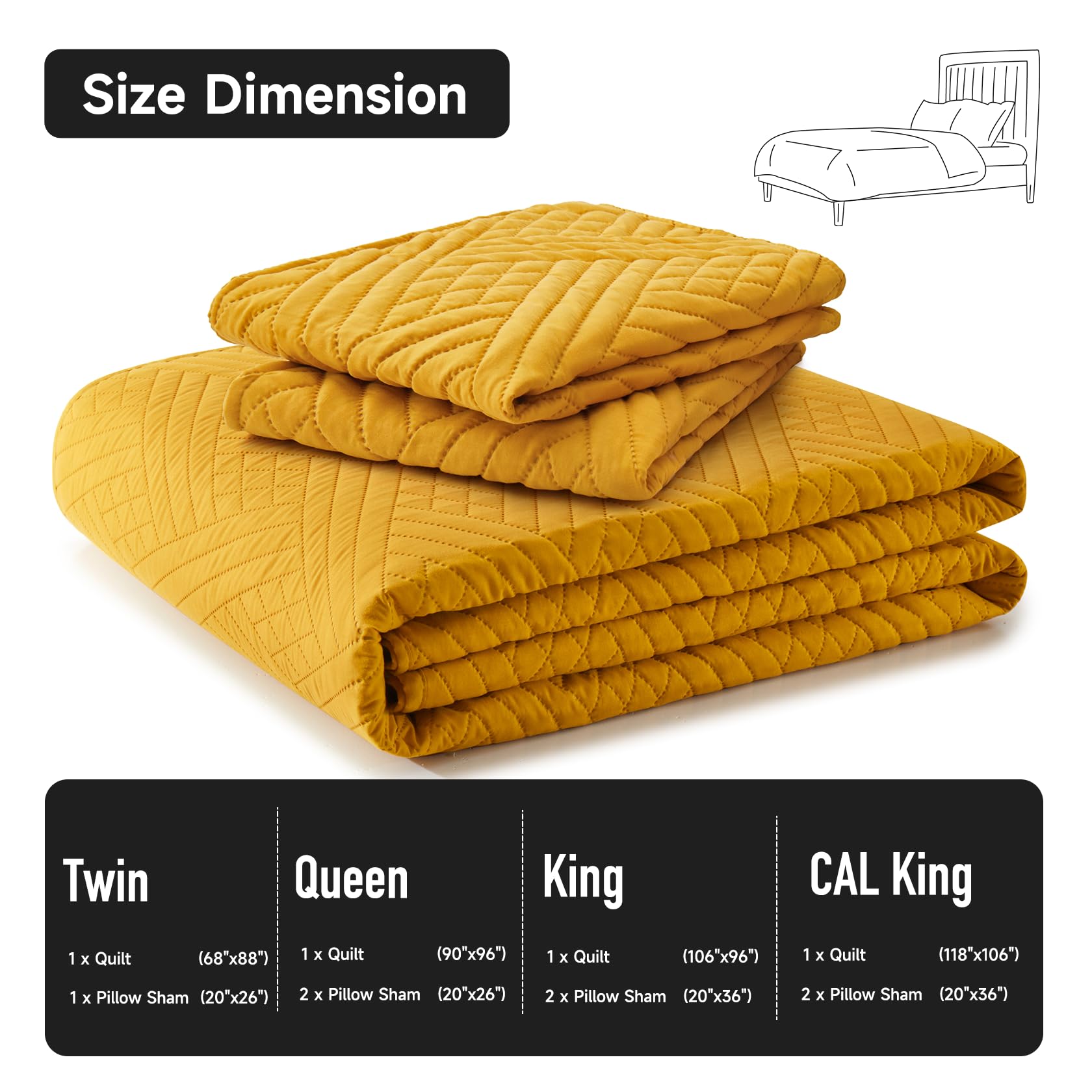Queen Black Quilt with Stripe Pattern, Summer Lightweight Full Size Thin Comforter Bedding Set, Soft Microfiber Bedspread & Coverlet for All Seasons - 3 Piece(1 Quilt, 2 Pillow Shams)