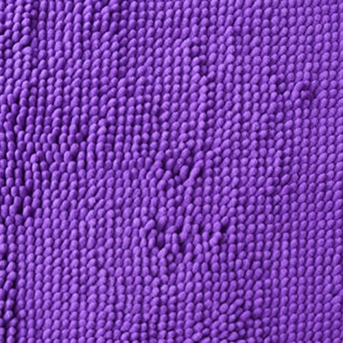 Bathroom Rugs Chenille, Extra Thick and Absorbent, Non-Slip, Machine Washable, Dry Quckily, Soft Cozy Plush, Used Under Shower Bathtub and Sink, Bath mat Sets 2Piece