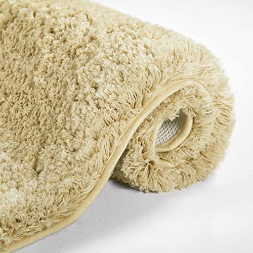 Bath Mats for Bathroom , Extra Soft Plush Bathroom Mat, Absorbent Bath Mat，Bathroom Rugs Non Slip Washable