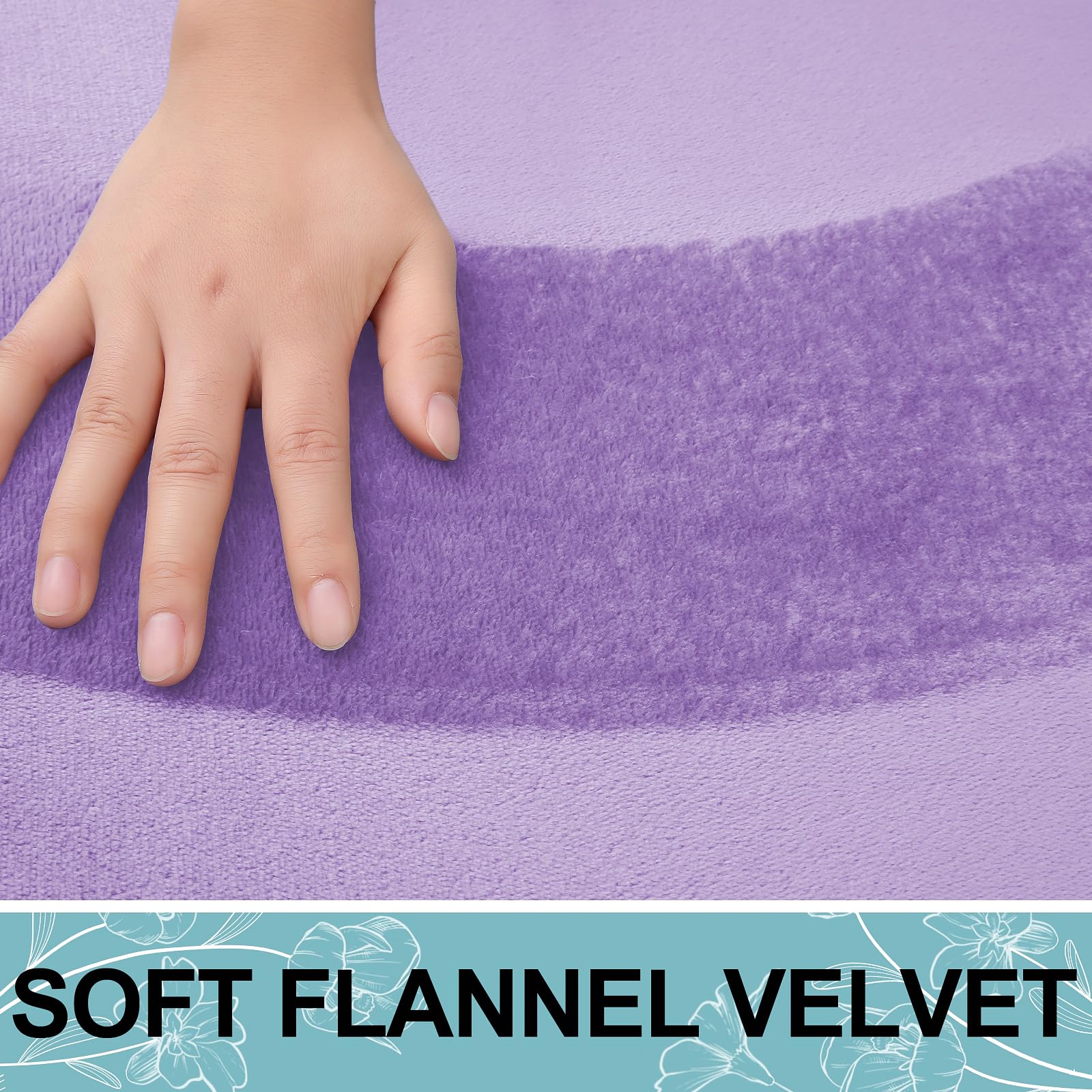Memory Foam U-Shaped Toilet Bathroom Rugs,Extra Soft Absorbent Non-Slip Contoured Rugs, Machine Washable Contour Bath Mats for Bathroom Toilet