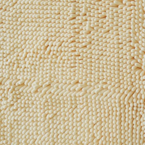 Bathroom Rugs Chenille, Extra Thick and Absorbent, Non-Slip, Machine Washable, Dry Quckily, Soft Cozy Plush, Used Under Shower Bathtub and Sink, Bath mat Sets 2Piece