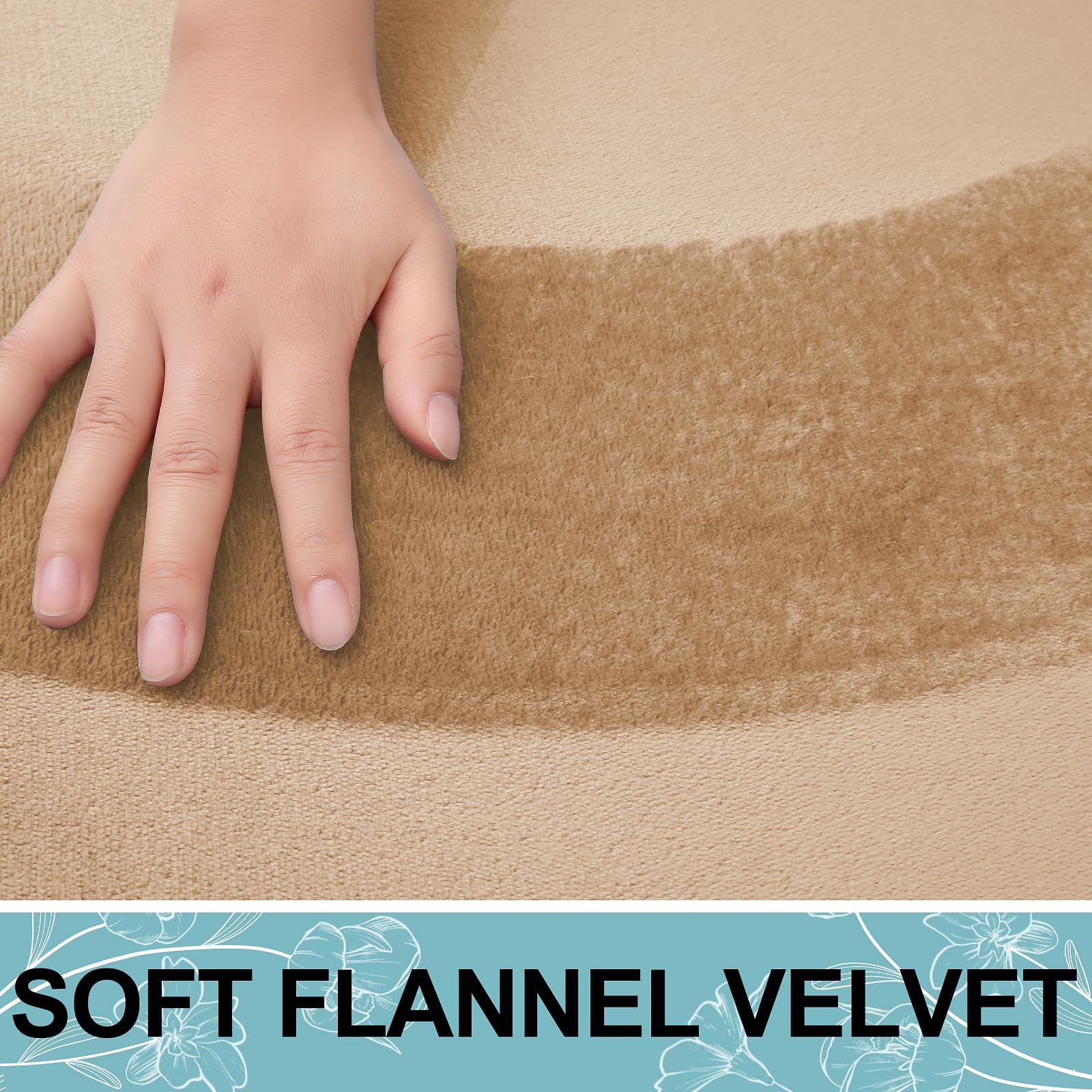 Memory Foam U-Shaped Toilet Bathroom Rugs,Extra Soft Absorbent Non-Slip Contoured Rugs, Machine Washable Contour Bath Mats for Bathroom Toilet