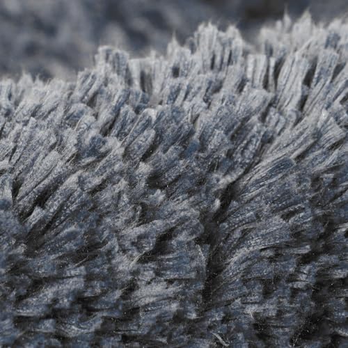 改Walensee Bathroom Rug Non Slip Bath Mat for Bathroom (16 x 24, Navy) Water Absorbent Soft Microfiber Shaggy Bathroom Mat Machine Washable Bath Rug for Bathroom Thick Plush Rugs for Shower