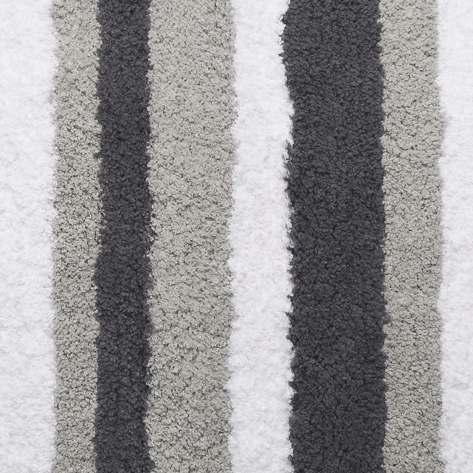 改KMAT Luxury Bathroom Rugs Bath Mat,18"x26", Non-Slip Fluffy Soft Plush Microfiber, Machine Washable Carpet Quick Dry Ultra Shaggy Mats for Bathroom, Tub and Shower, Green-Grey