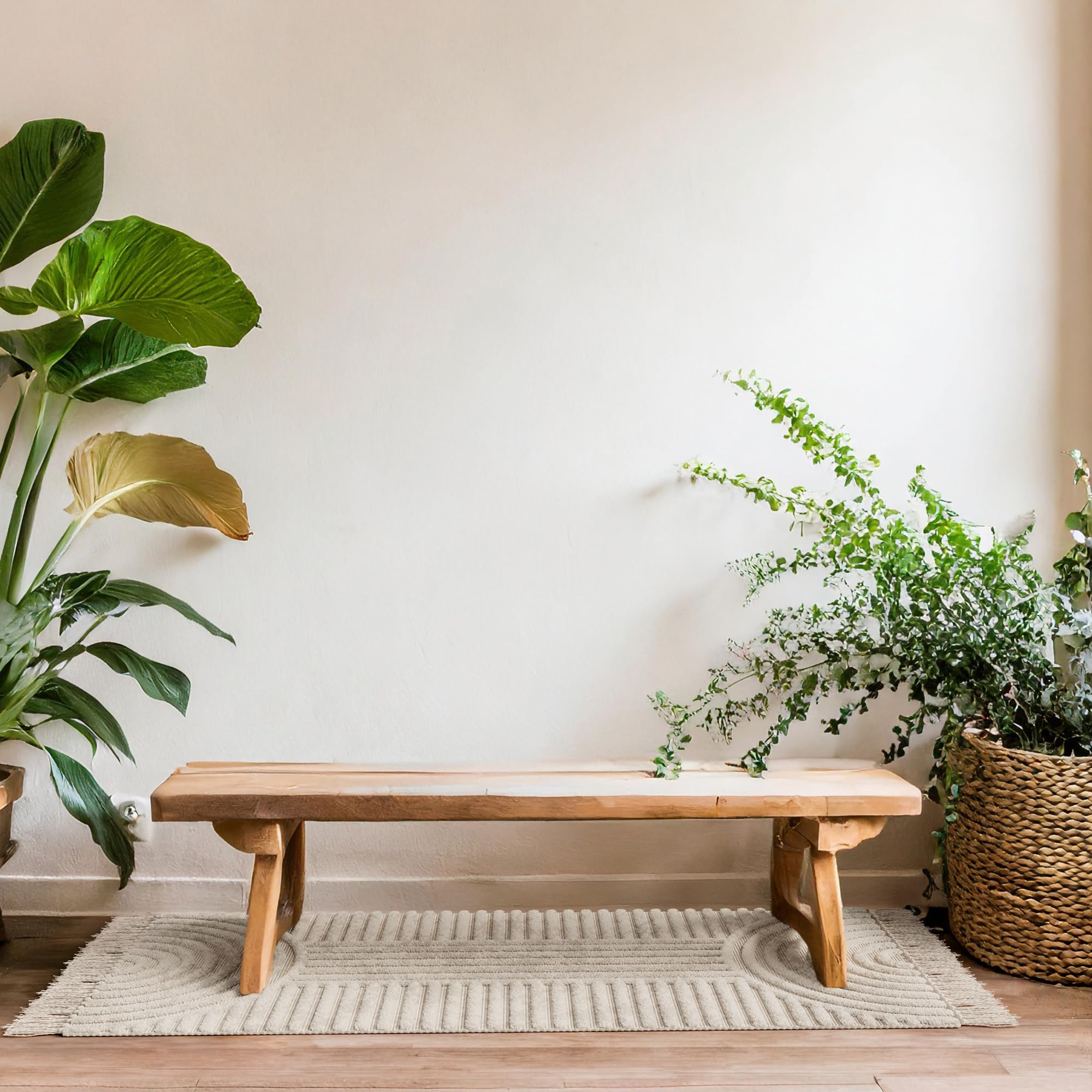 改KIBAGA Beautiful Boho Rug with Tassels for Your Bathroom - Soft 2 x 3 ft. Cotton Rug Fits Perfectly Into Your Bath - Washable, Non-Slip Mat Ideal to Enhance Your Modern Home Decor - 24 x 36 inch