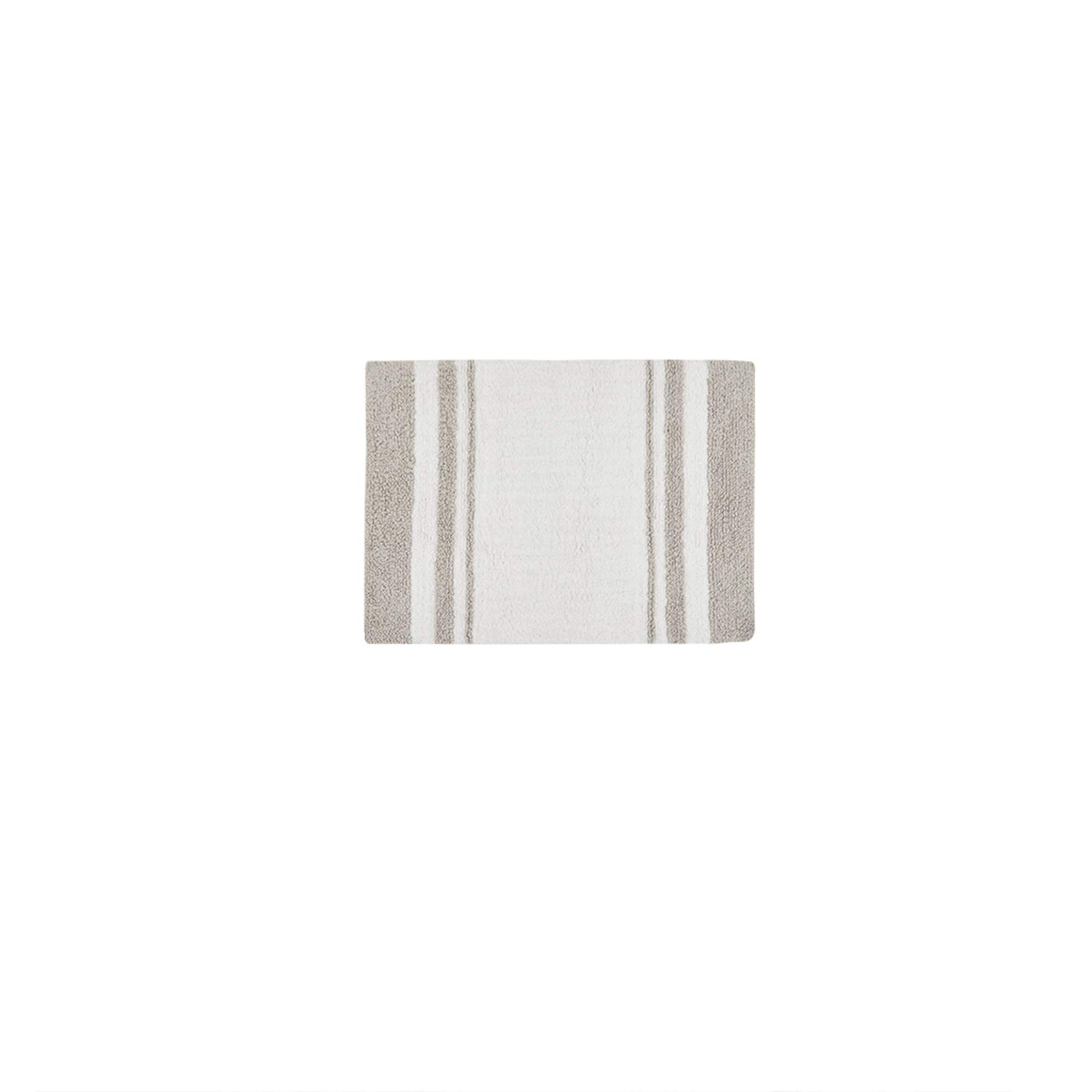Rug 100%-Cotton Striped Ultra Soft Water Fast Bath Non-Slip Absorbent Quick Dry Mats for Tub, Shower Room, and Bathroom Size:20x30"