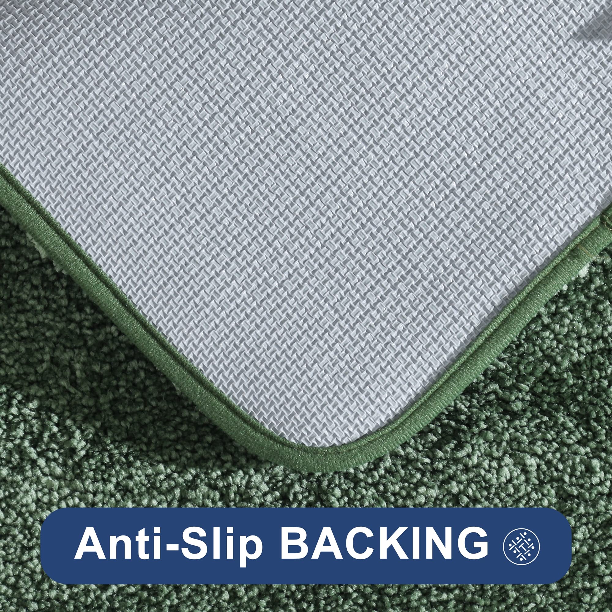 Extra Thick Bath Rugs for Bathroom - Anti-Slip Bath Mats Soft Plush Yarn Shaggy 100% Strong Mirco Polyeste Mat Living Room Bedroom Mat Floor Water Absorbent