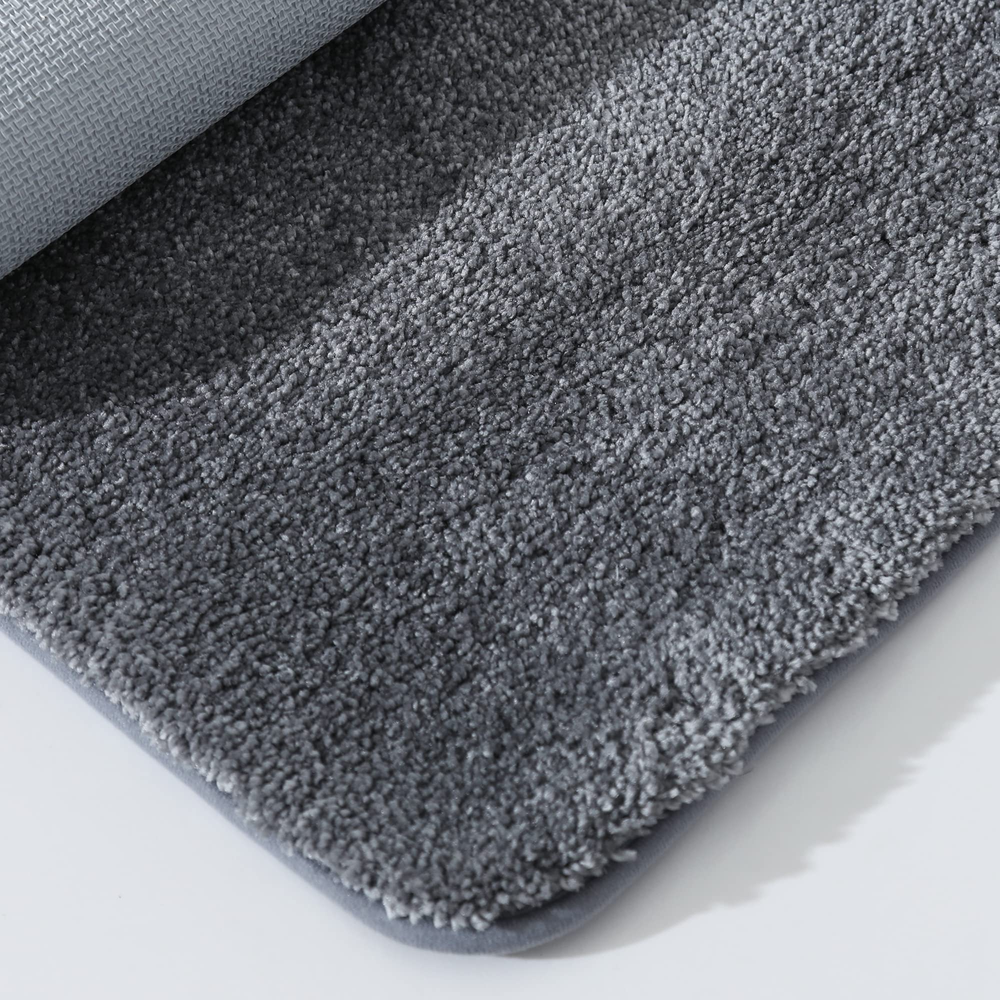 Extra Thick Bath Rugs for Bathroom - Anti-Slip Bath Mats Soft Plush Yarn Shaggy 100% Strong Mirco Polyeste Mat Living Room Bedroom Mat Floor Water Absorbent