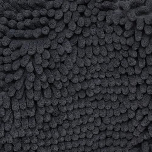 Bathroom Rugs Sets 2 Piece, Ultra Soft Absorbent Bath mat Chenille Bathroom Rug, Antiskid Bath mats Washable Bathroom mat (20x32 inch + 16x24 inch)