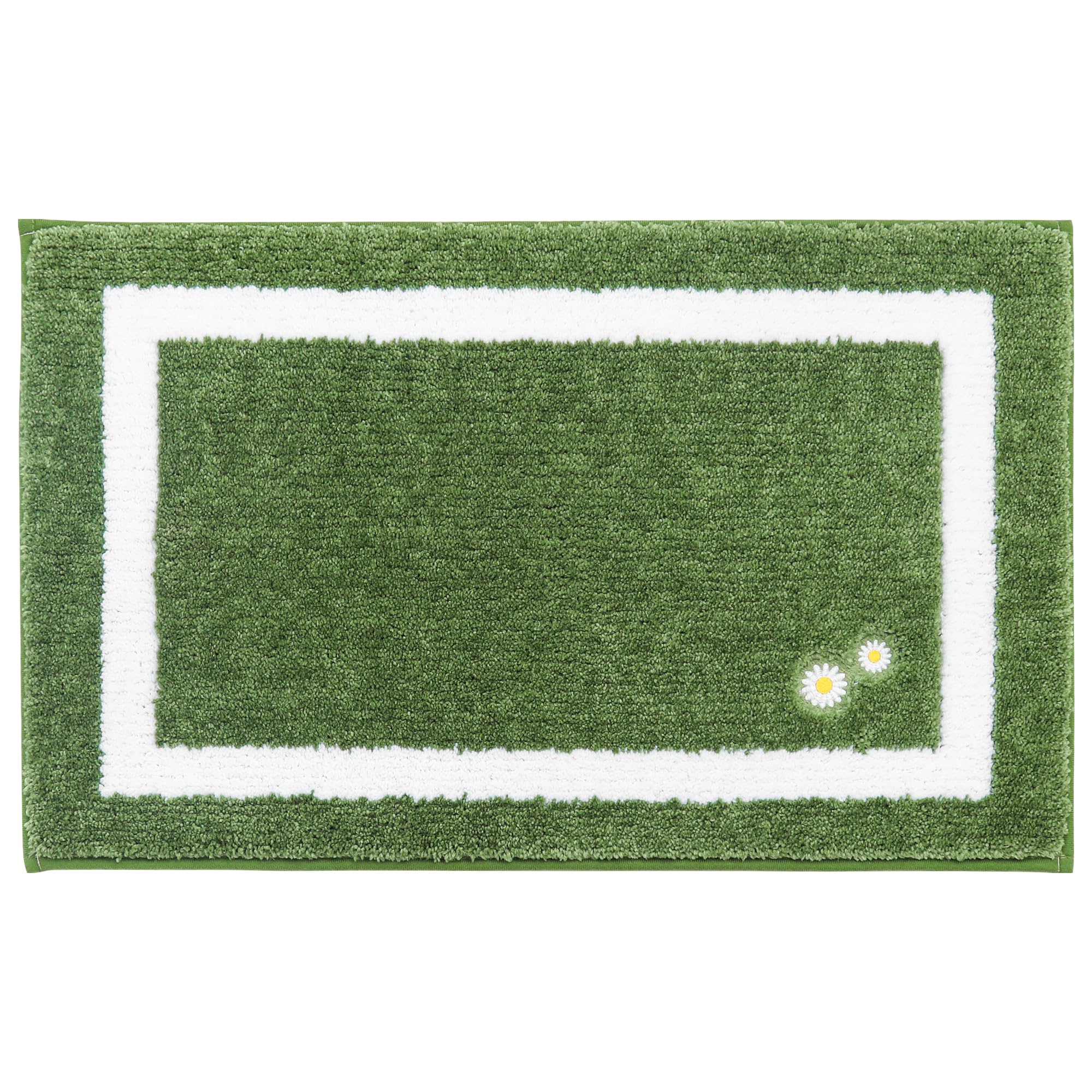 Bathroom-Rug-Non-Slip-Bath-Mats-for-Bathroom Absorbent and Soft Bathroom Mat Washable Bath Rugs Embroidered Floral Bathroom Rugs