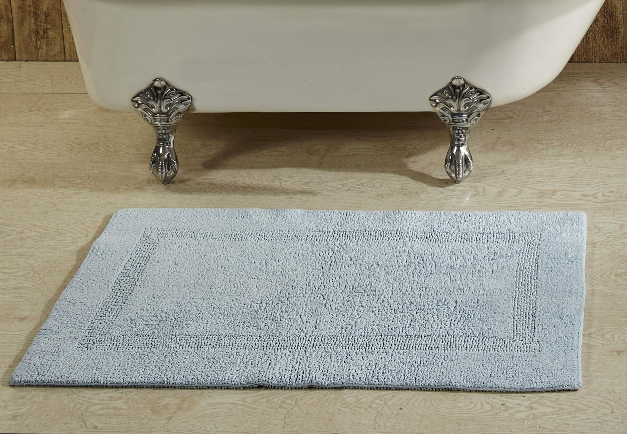 Contour Bathroom Rugs 100% Cotton Rugs Extra Soft & Thick, Water Absorbent, Reversible, Machine Washable, Tufted Bath Mats for Toilet