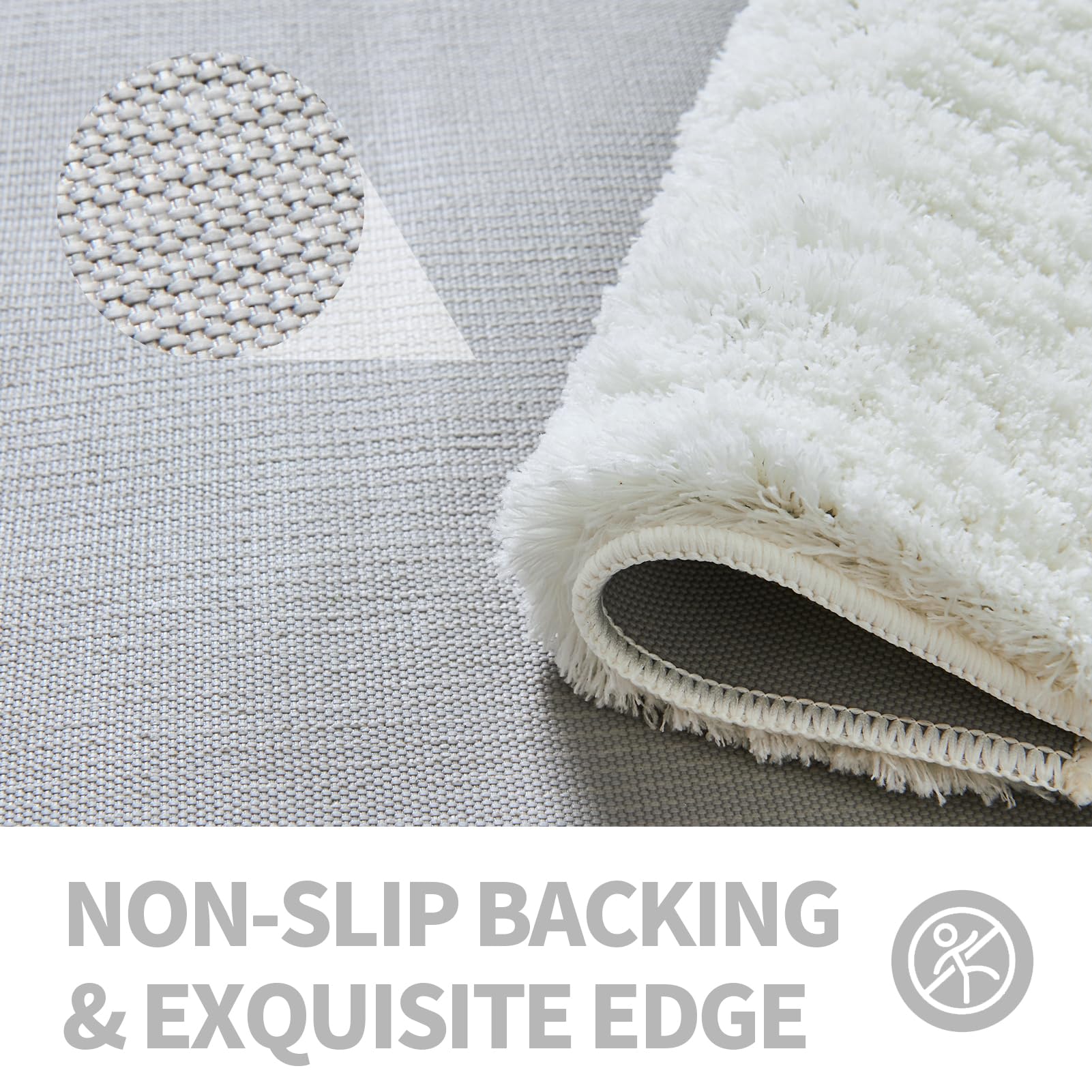 Bath mats for Bathroom Non Slip, Ultra Soft Bath Rugs for Bathroom Washable, Plush Microfiber Area Rugs for Bedroom