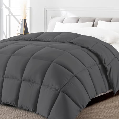 Queen Comforter Duvet Insert - All Season Down Alternative Quilted Bed Comforters Queen Size with Corner Tabs - Machine Washable