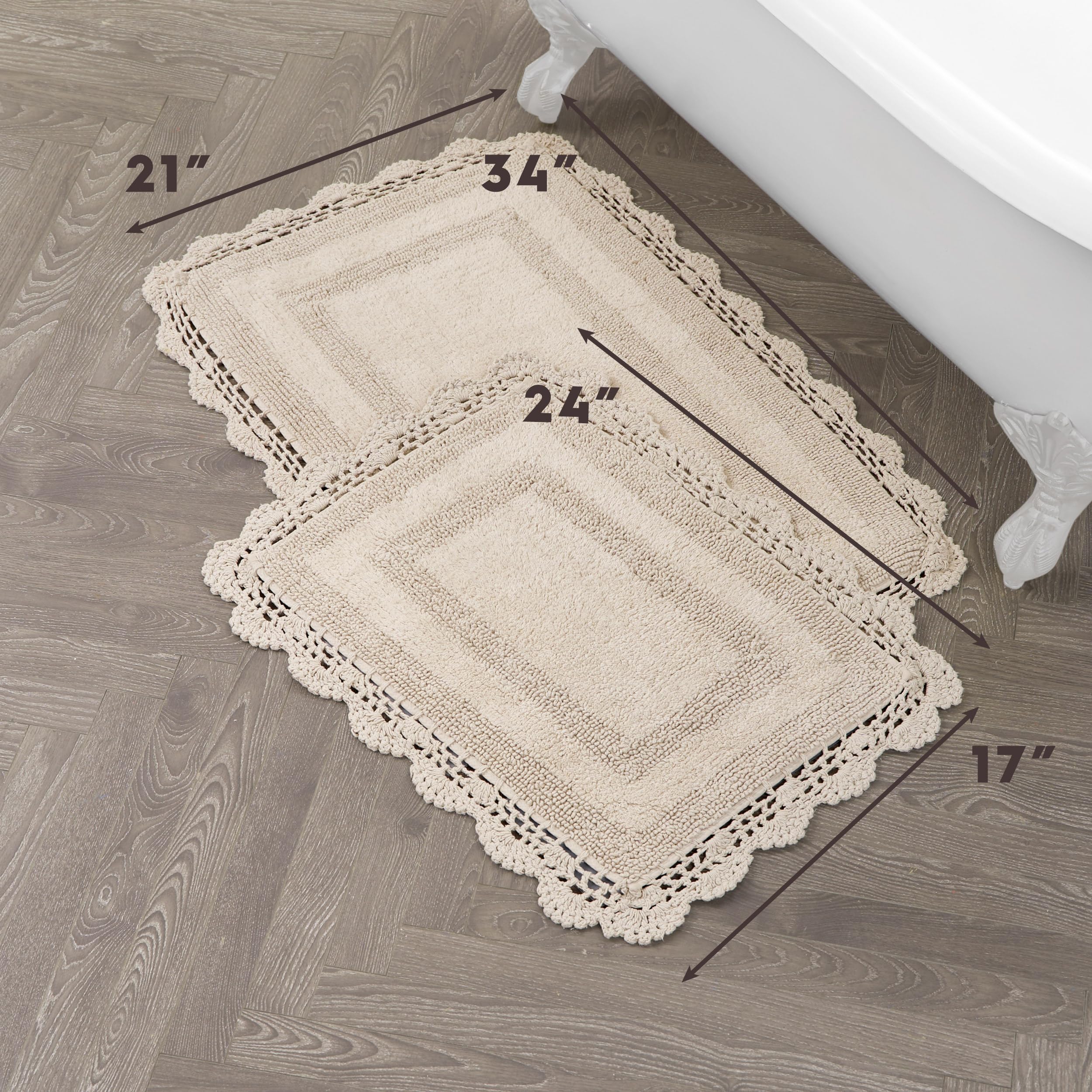 2-Piece Bath Rug Set