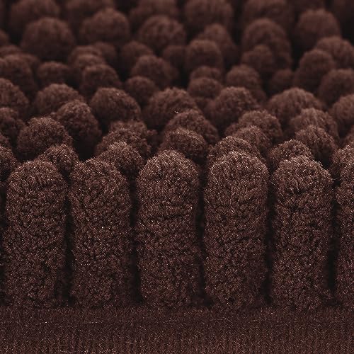 Upgrade Extra Large Bathroom Rug Thick Absorbent Bath Mats, Non Slip Chenille Toilet Mat for Bathroom, Bedroom, Kitchen