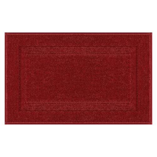 Super Soft Bath Rugs Set of 2 Pieces Bath Mat for Bathroom Rug Non Slip Plush Bath Rug Absorbent Bathroom Rug Set Washable