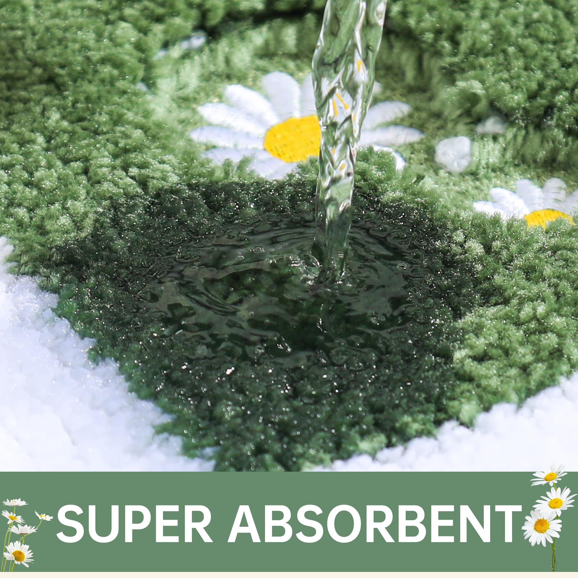 Bathroom-Rug-Non-Slip-Bath-Mats-for-Bathroom Absorbent and Soft Bathroom Mat Washable Bath Rugs Embroidered Floral Bathroom Rugs