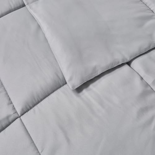 Comforter Breathable Microfiber Duvet Insert, Summer Cooling Winter Warm Reversible Down Alternative Quilt Comforter for All Season