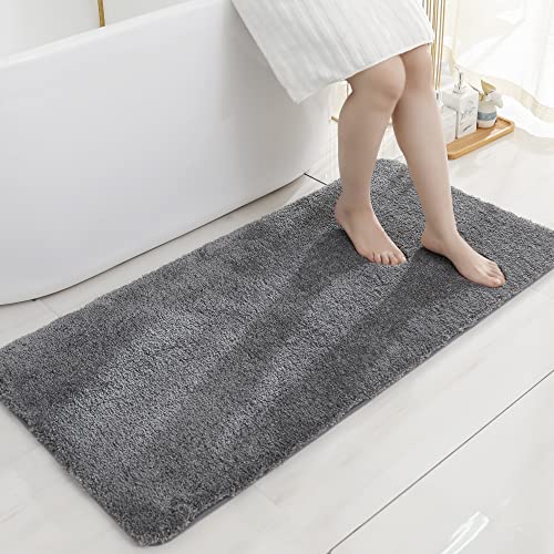 Extra Thick Bath Rugs for Bathroom - Anti-Slip Bath Mats Soft Plush Yarn Shaggy 100% Strong Mirco Polyeste Mat Living Room Bedroom Mat Floor Water Absorbent