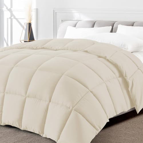 Queen Comforter Duvet Insert - All Season Down Alternative Quilted Bed Comforters Queen Size with Corner Tabs - Machine Washable