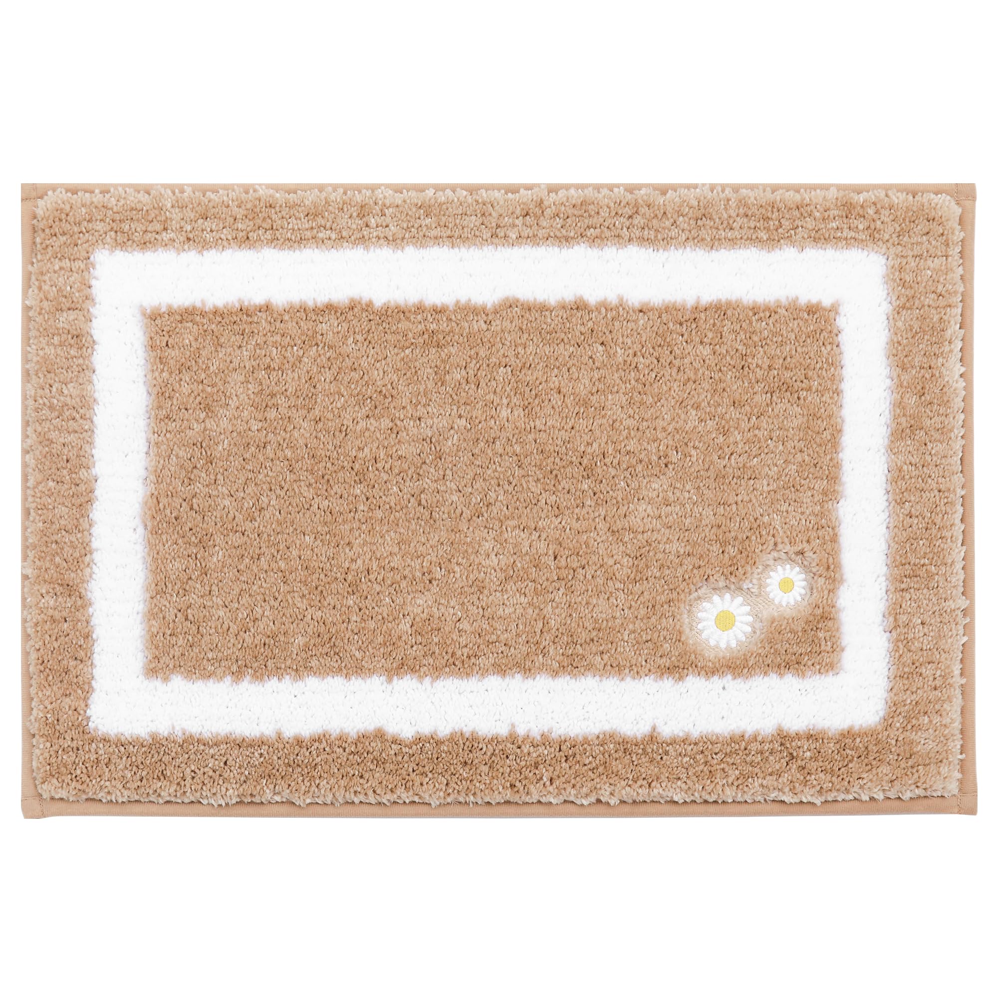 Bathroom-Rug-Non-Slip-Bath-Mats-for-Bathroom Absorbent and Soft Bathroom Mat Washable Bath Rugs Embroidered Floral Bathroom Rugs