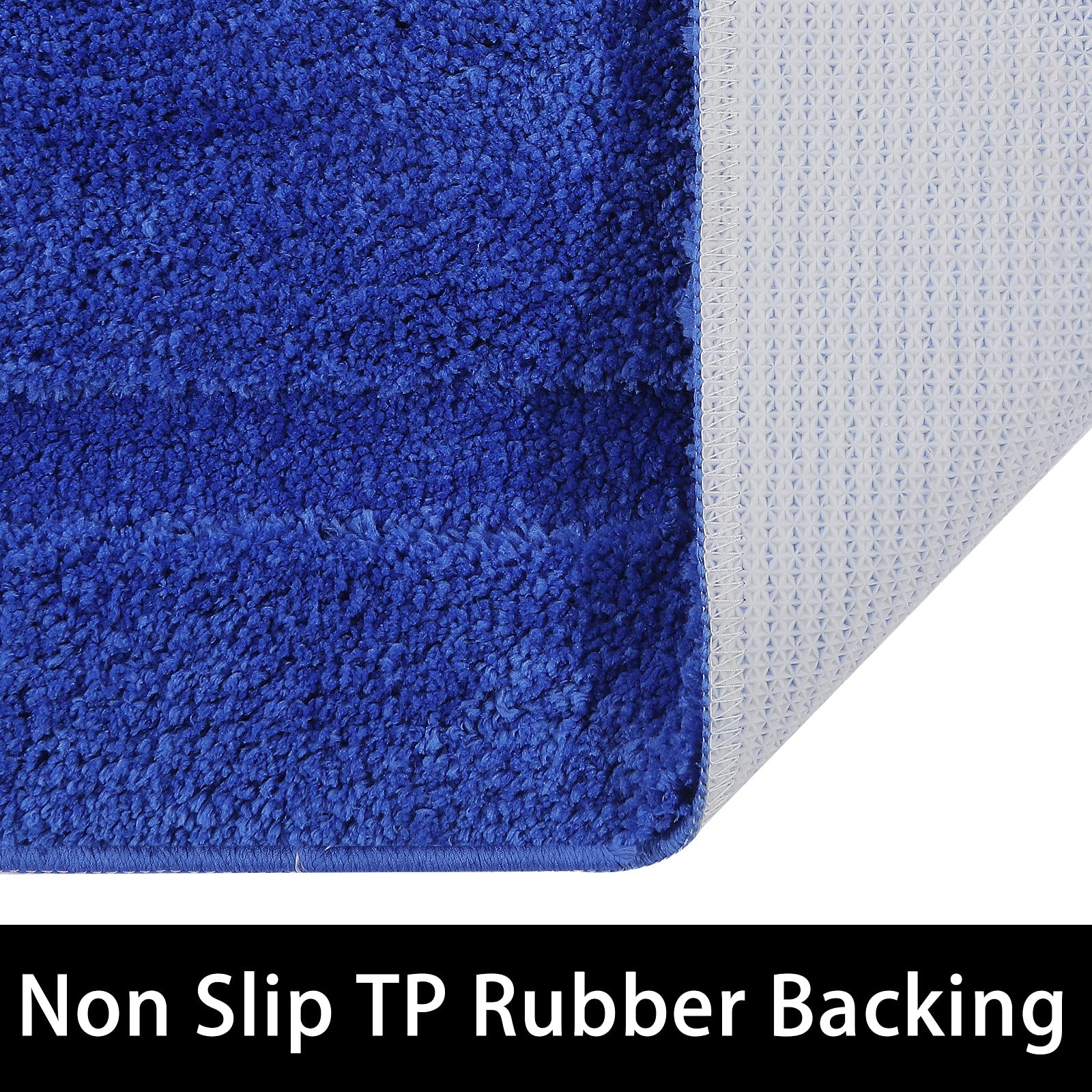 Super Soft Bath Rugs Set of 2 Pieces Bath Mat for Bathroom Rug Non Slip Plush Bath Rug Absorbent Bathroom Rug Set Washable