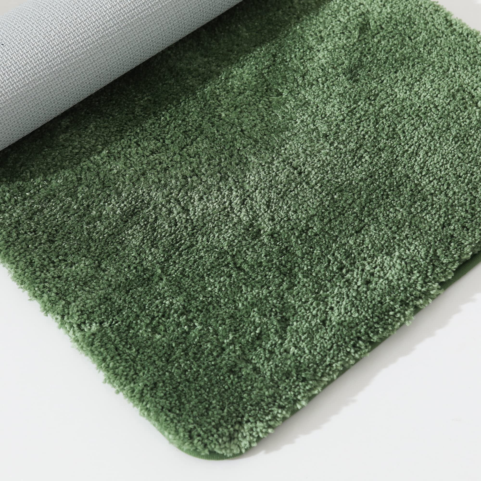 Extra Thick Bath Rugs for Bathroom - Anti-Slip Bath Mats Soft Plush Yarn Shaggy 100% Strong Mirco Polyeste Mat Living Room Bedroom Mat Floor Water Absorbent