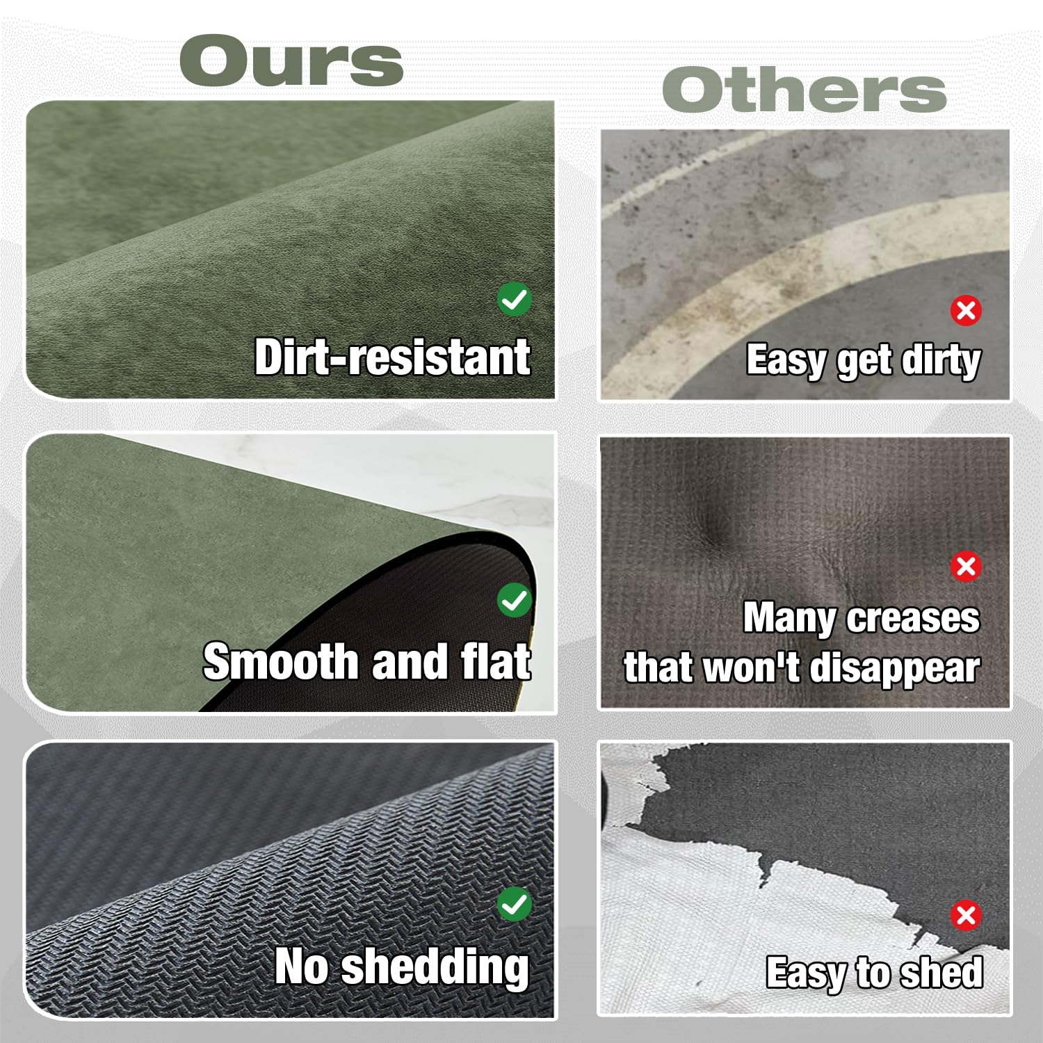 Quick Dry Bath Mat, Bathroom Rugs Non Slip Washable Thin Absorbent Bath Mat Fits Under Door Bathroom Floor Mat Perfect for Bath, Shower, or Sink