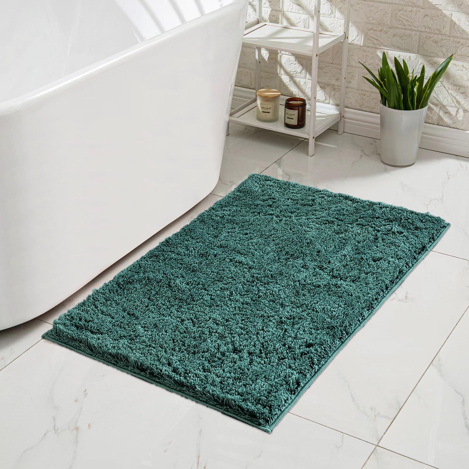 Bath mats for Bathroom Non Slip, Ultra Soft Bath Rugs for Bathroom Washable, Plush Microfiber Area Rugs for Bedroom