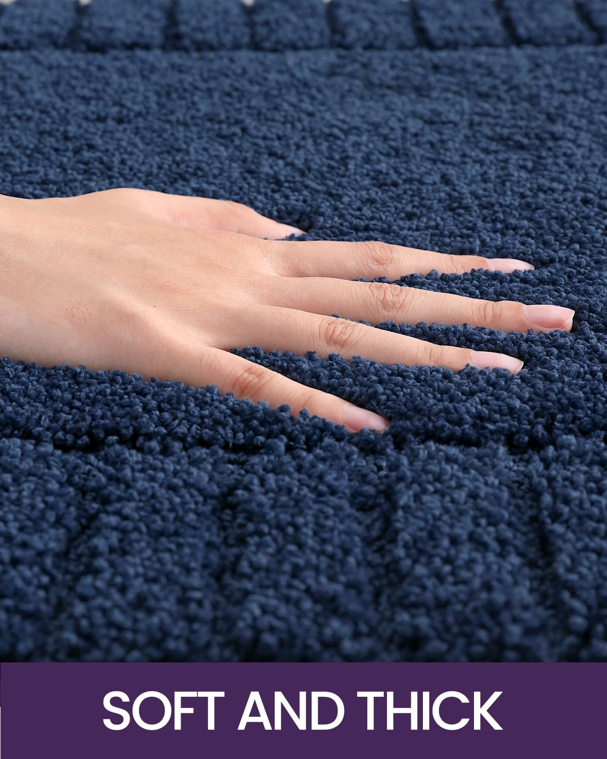 Bathroom Rugs, Non Slip Bath Mats for Bathroom Floor, Ultra Soft and Absorbent Bath Rug Shower Carpet, Machine Washable