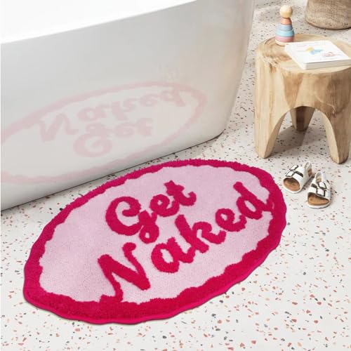 Get Naked Bath Mat Bathroom Rugs Absorbent Soft Hot Bath Rugs