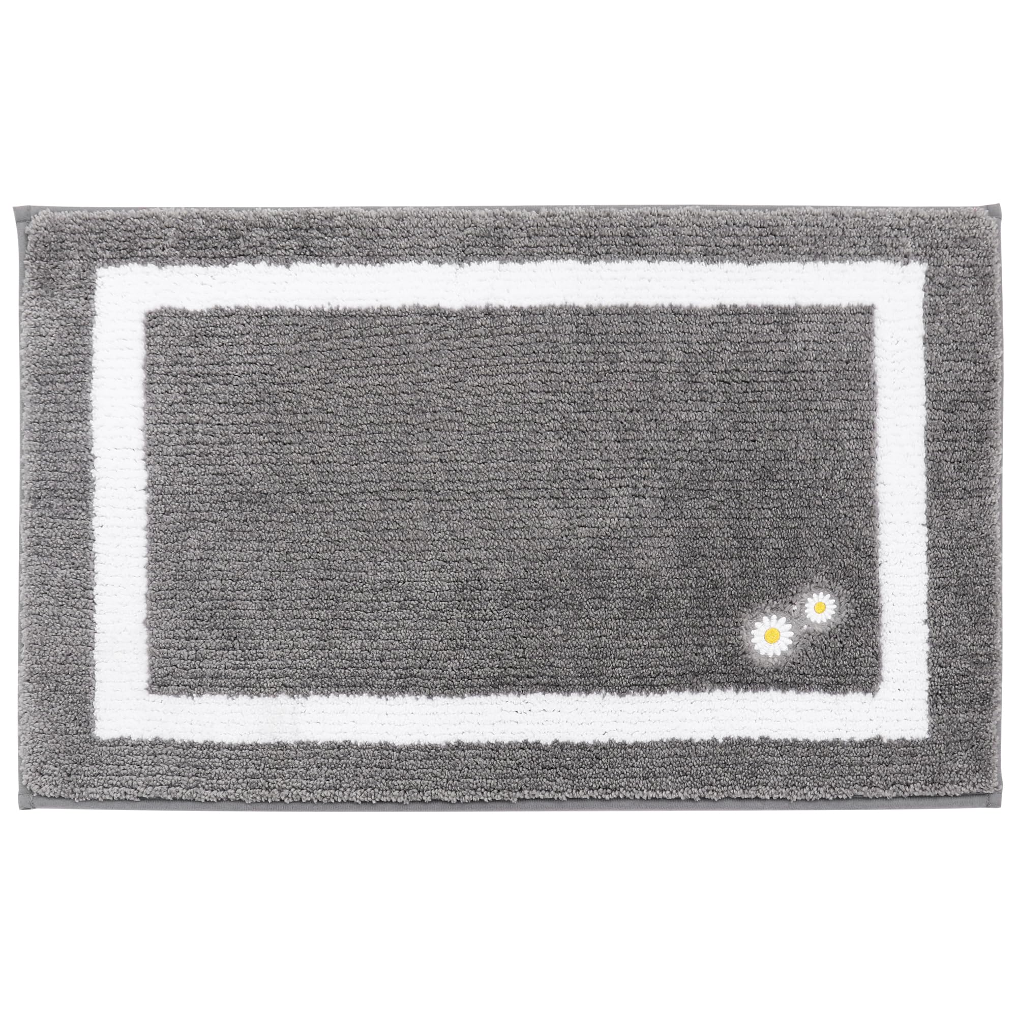 Bathroom-Rug-Non-Slip-Bath-Mats-for-Bathroom Absorbent and Soft Bathroom Mat Washable Bath Rugs Embroidered Floral Bathroom Rugs