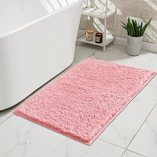 Bath mats for Bathroom Non Slip, Ultra Soft Bath Rugs for Bathroom Washable, Plush Microfiber Area Rugs for Bedroom