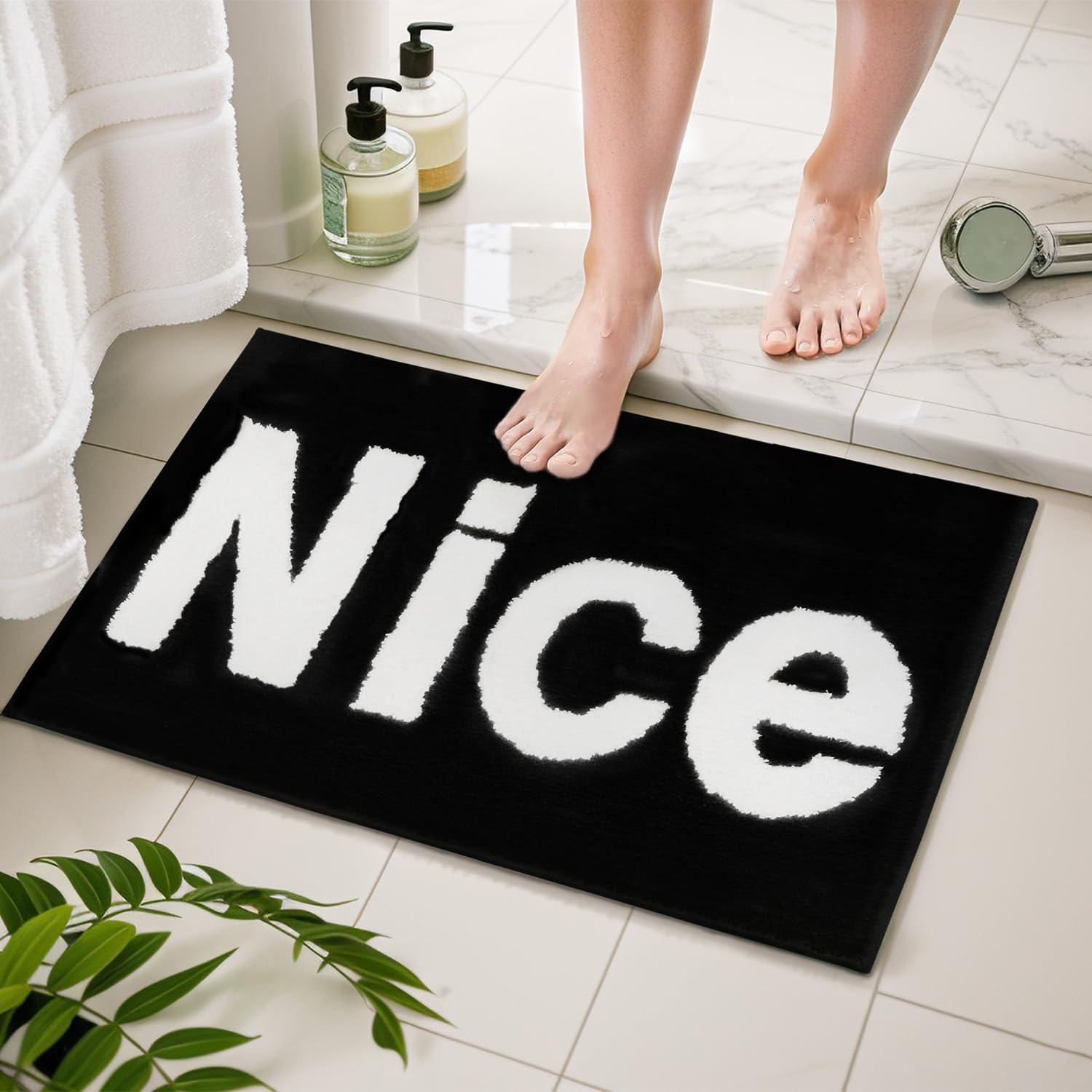 Get Naked Bath Mat Bathroom Rugs Absorbent Soft Hot Bath Rugs