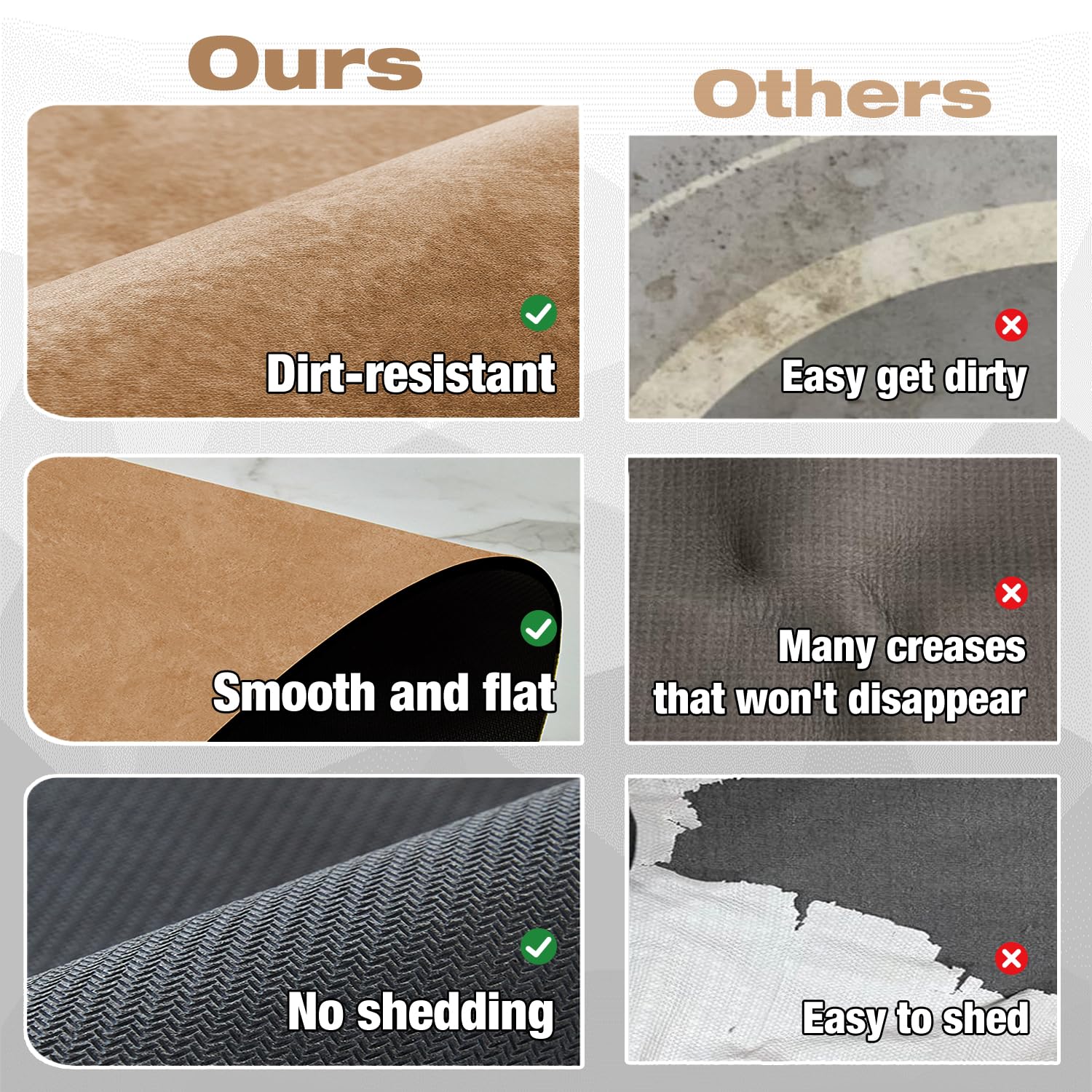 Quick Dry Bath Mat, Bathroom Rugs Non Slip Washable Thin Absorbent Bath Mat Fits Under Door Bathroom Floor Mat Perfect for Bath, Shower, or Sink