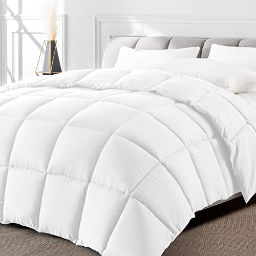 Queen Comforter Duvet Insert - All Season Down Alternative Quilted Bed Comforters Queen Size with Corner Tabs - Machine Washable