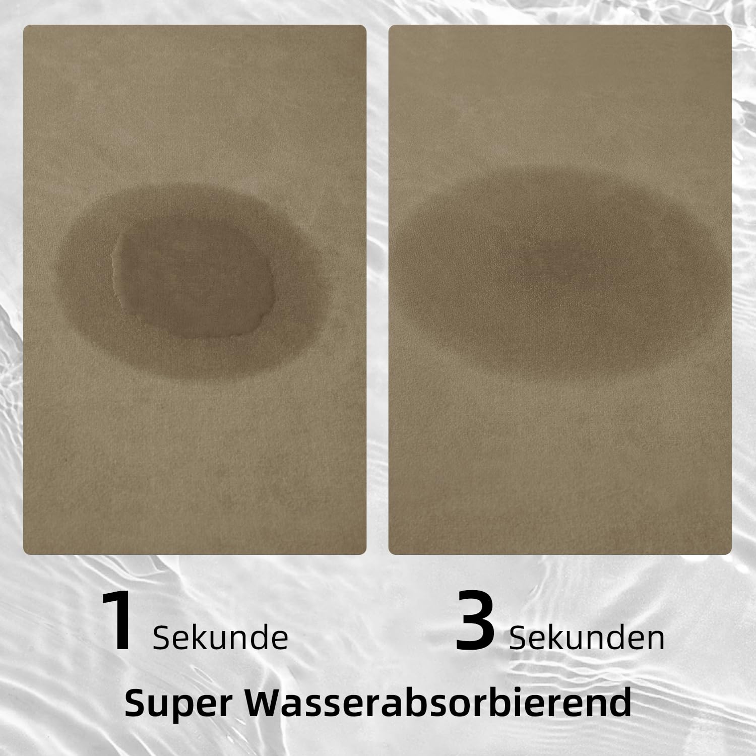 改chakme Quick Dry Bath Mat, Ultra Thin Bath Mat Non Slip Absorbent Bath Mats for Bathroom Floor Mat Fit Under Door for Bathroom Mat, (Grey, 24"x16")