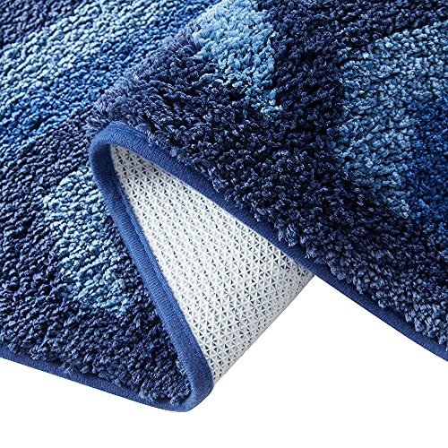 Bathroom Rugs, Ultra Soft Shaggy Bath Rugs - Bath Mats for Bathroom, Machine Wash, Non Slip Backing Rubber, 3 Piece Bathroom Rug Set