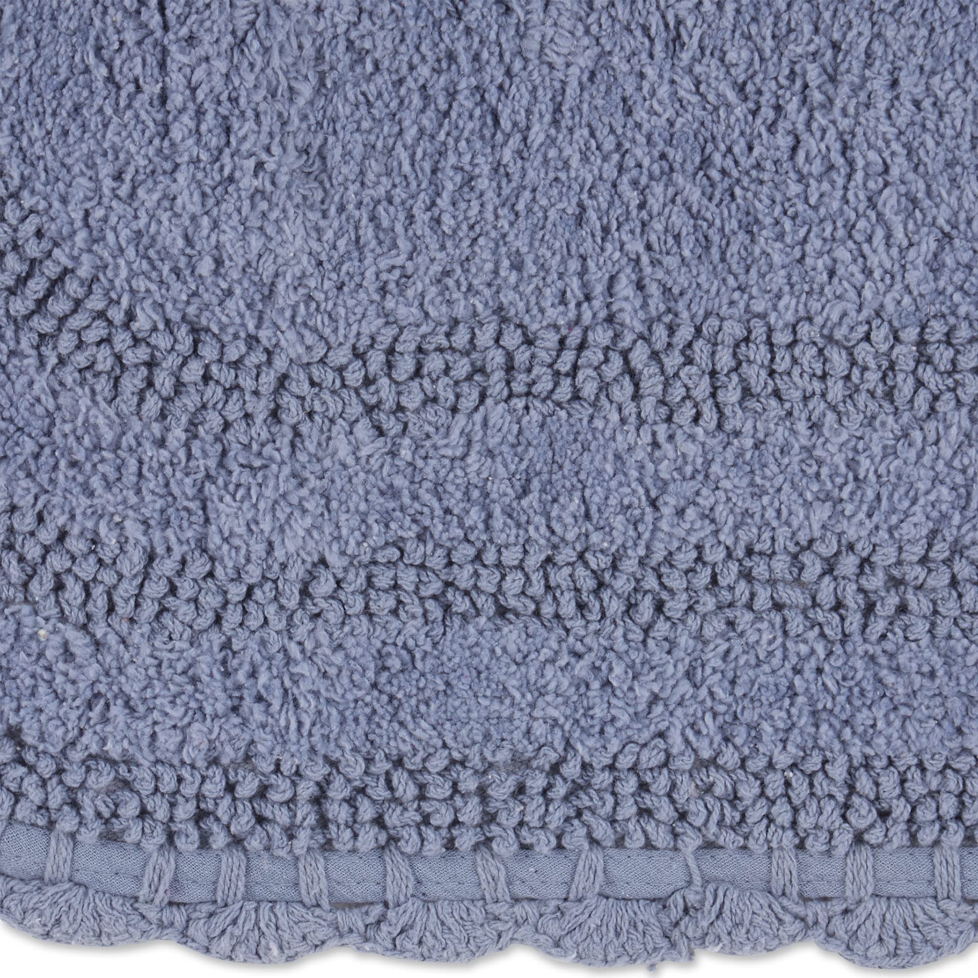 Crochet Collection Reversible Bath Mat, Round