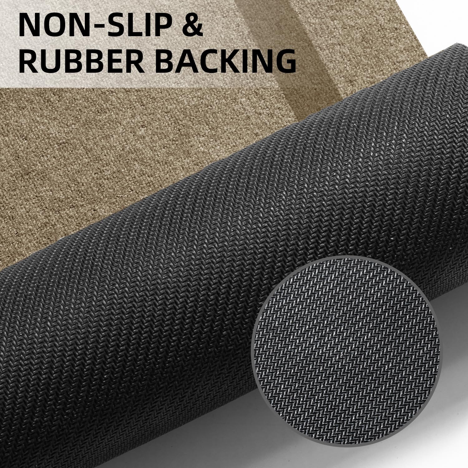 改chakme Quick Dry Bath Mat, Ultra Thin Bath Mat Non Slip Absorbent Bath Mats for Bathroom Floor Mat Fit Under Door for Bathroom Mat, (Grey, 24"x16")
